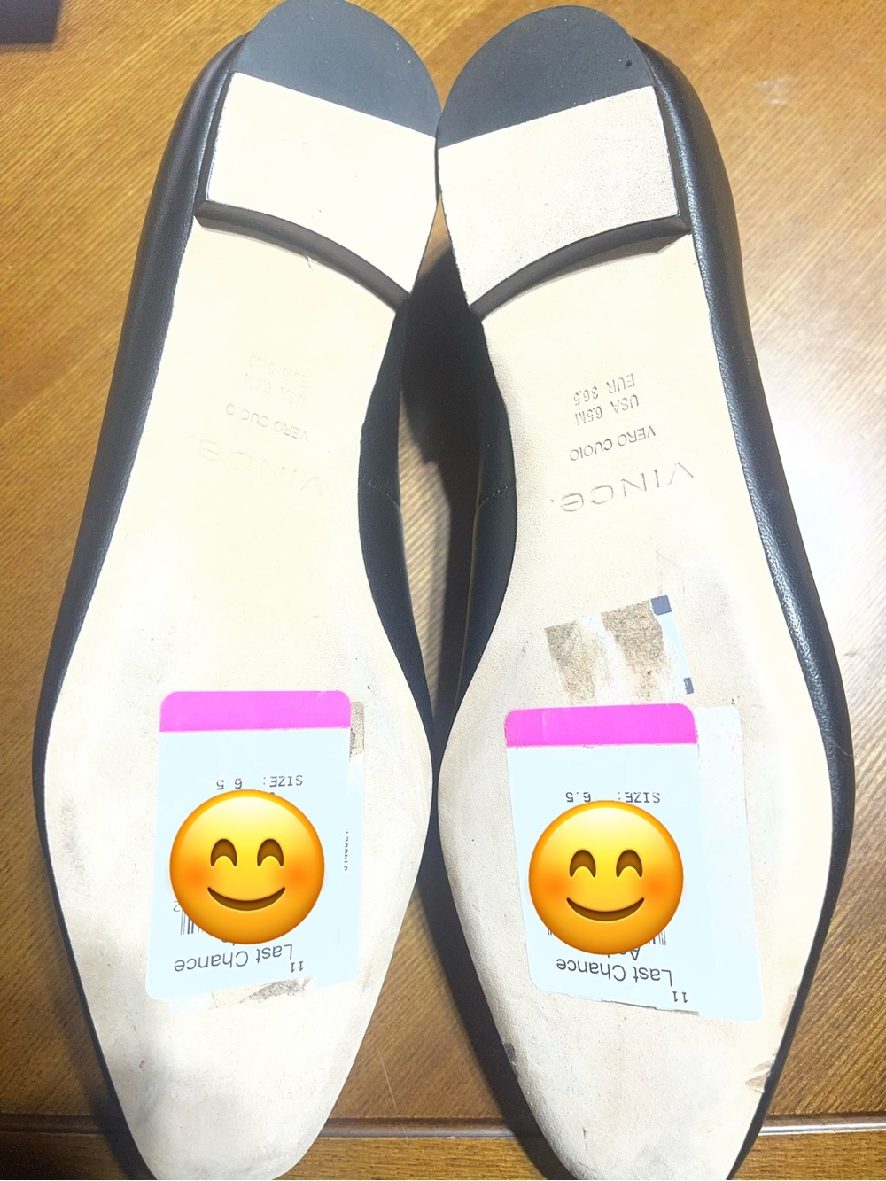 New Vince Cesta Square Toe Ballet Flat size 6.5, 9 - Picture 4 of 5